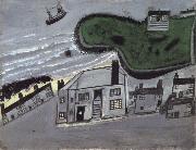 Alfred Wallis The Hold House Port Mear Square Island port Mear Beach china oil painting reproduction